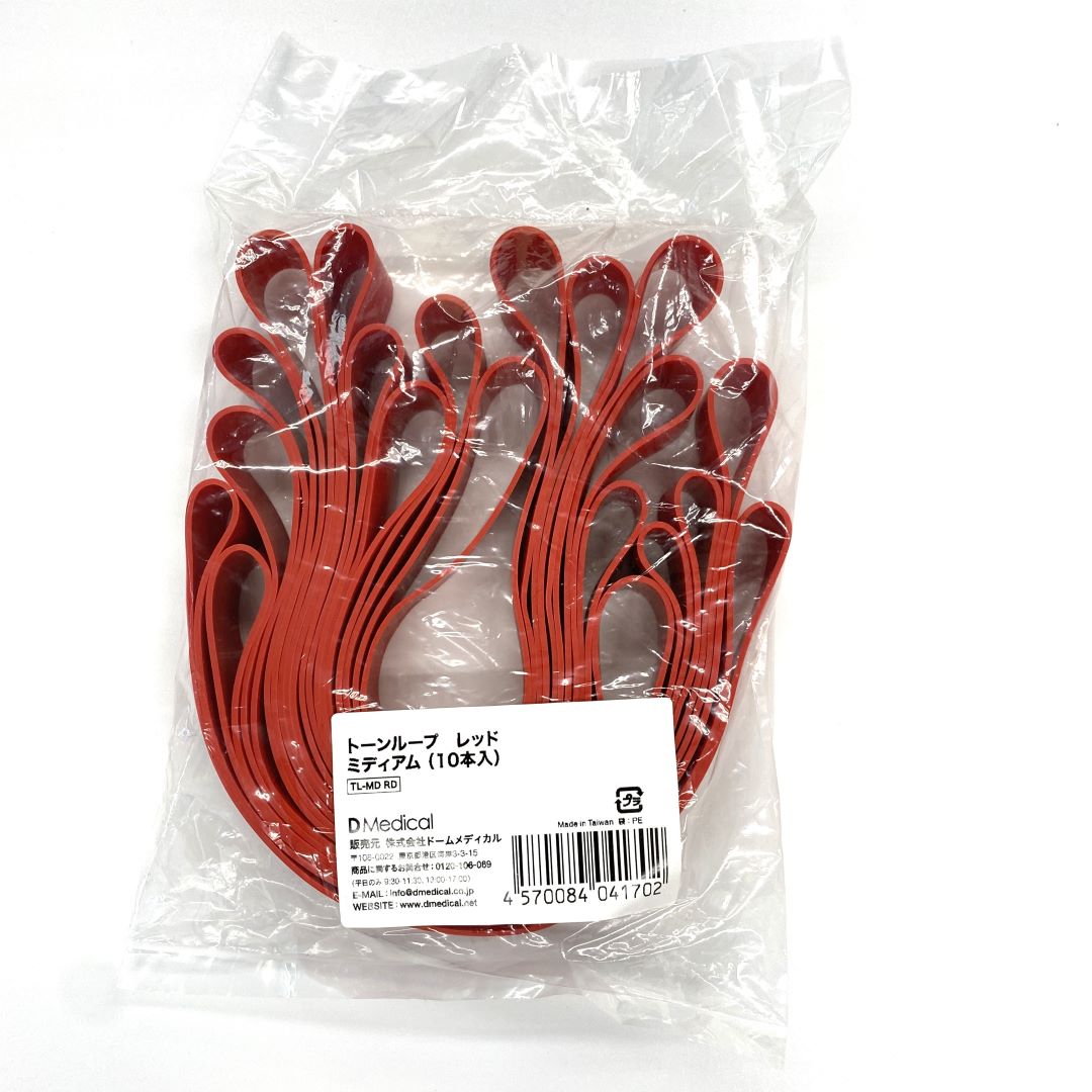 トーンループ レッド ミディアム×10本