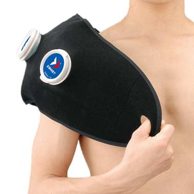 ザムストIW-2セット アイシングサポーター + アイスバッグ Lサイズ×2個